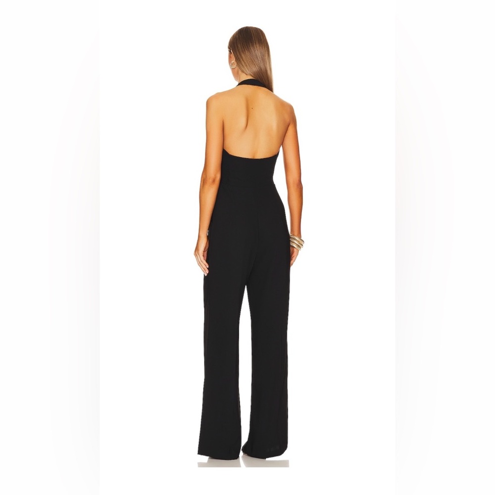 Amanda Uprichard Women’s Black Halter Jumpsuit